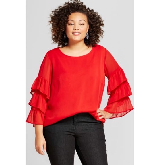 Tops - Ruffle Sleeve Top